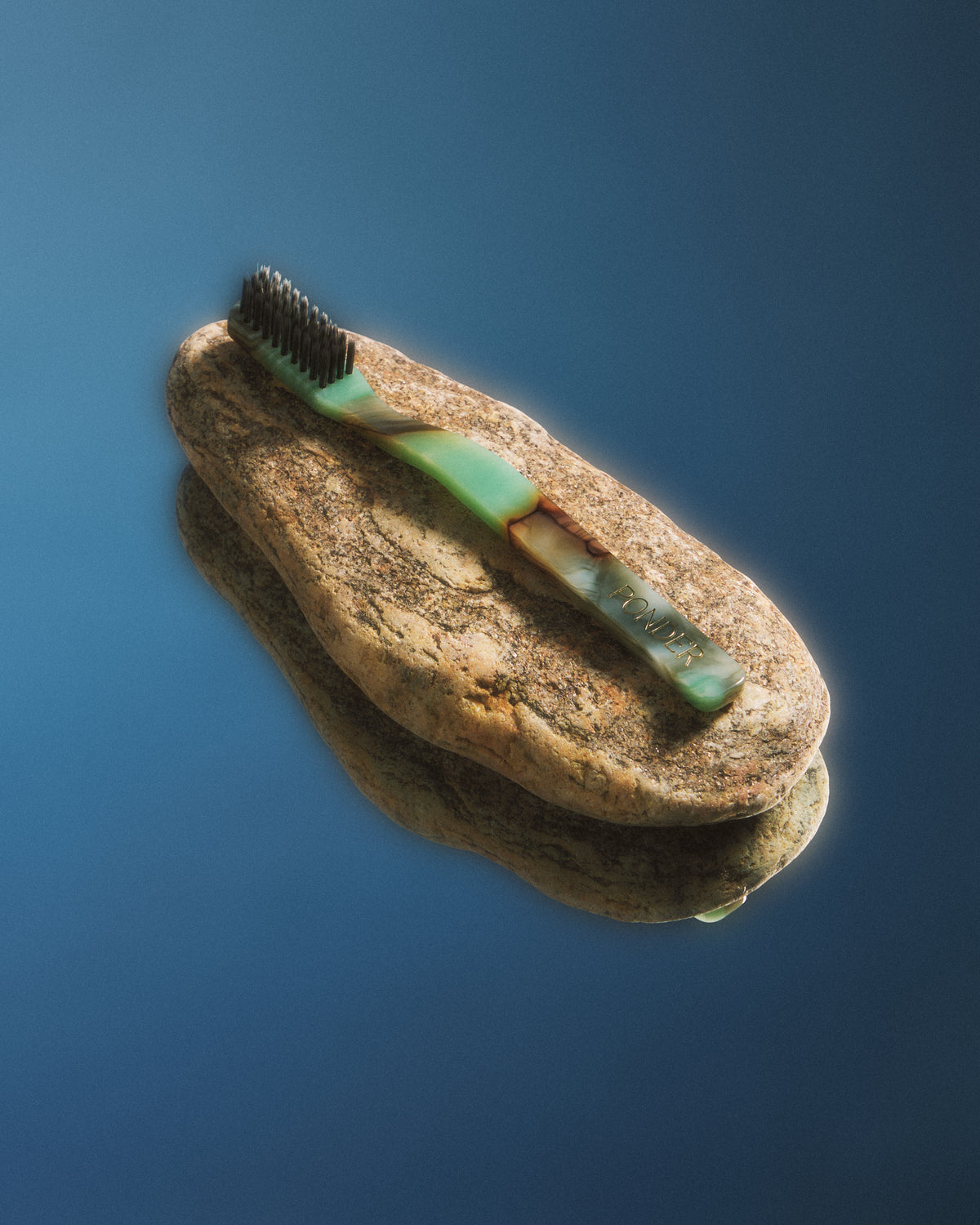 Soft charcoal toothbrush · Green