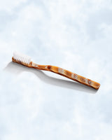 Medium hard nylontannbørste · Brun