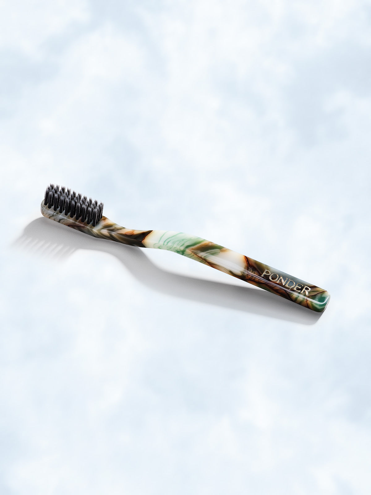 Soft charcoal toothbrush · Green